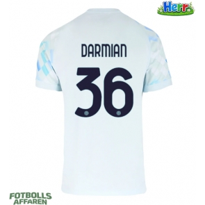 Inter Milan Matteo Darmian #36 Bortatröja 2025-26 Kortärmad